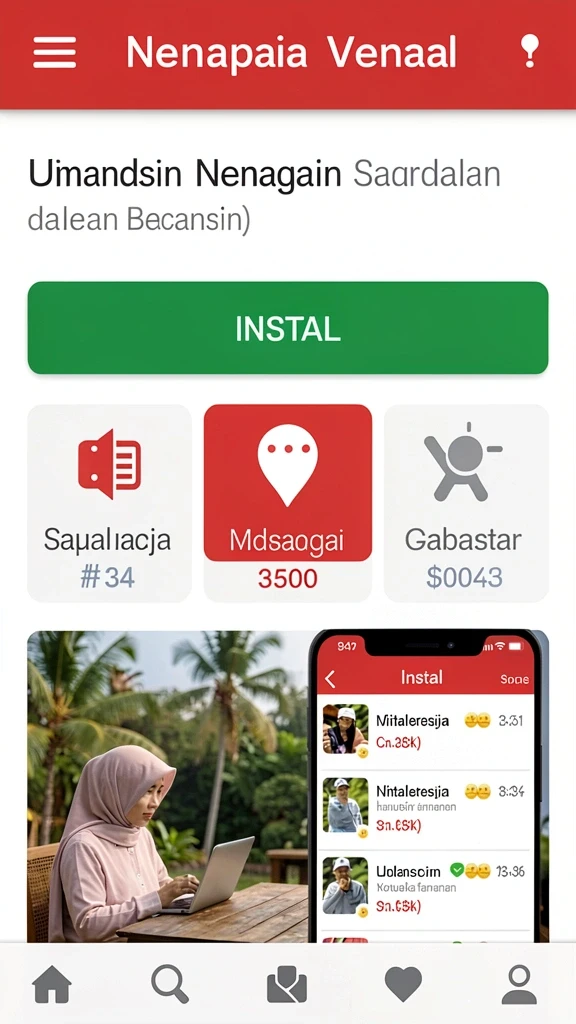 Screenshot saat pengguna melakukan transaksi dengan mudah.