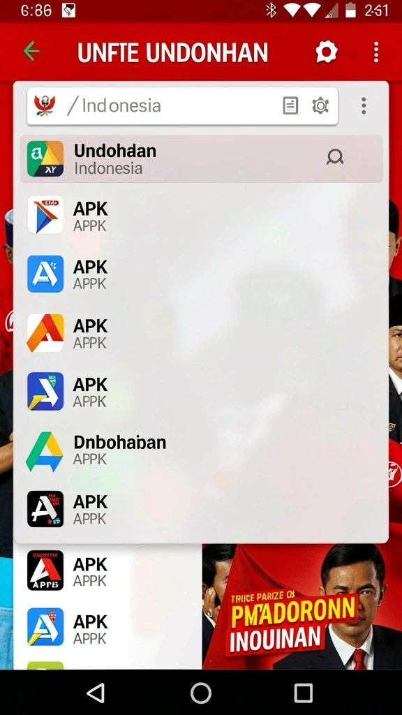 Pemandangan yang menakjubkan dalam game.