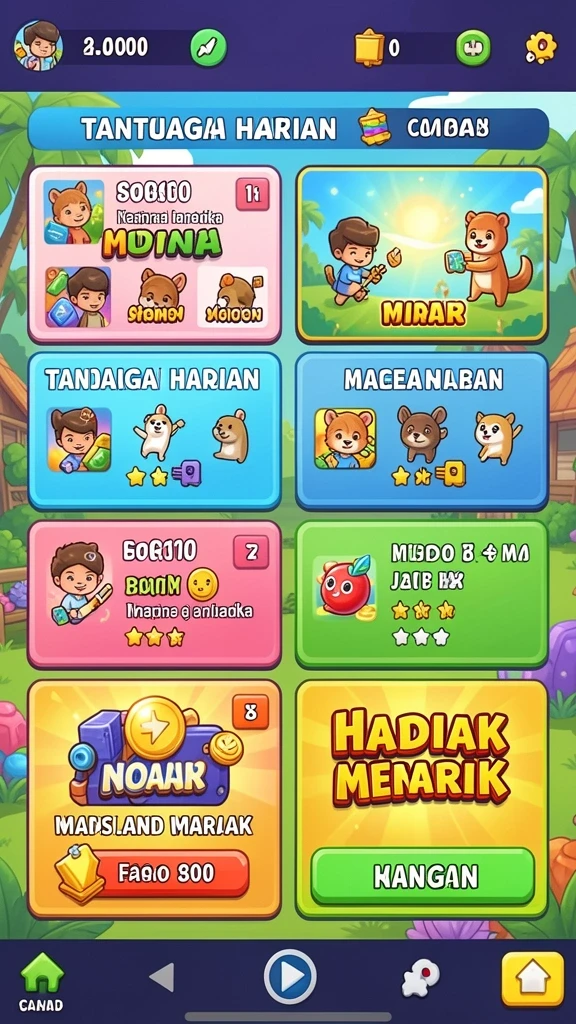 Tampilan antarmuka yang menarik dan mudah digunakan.