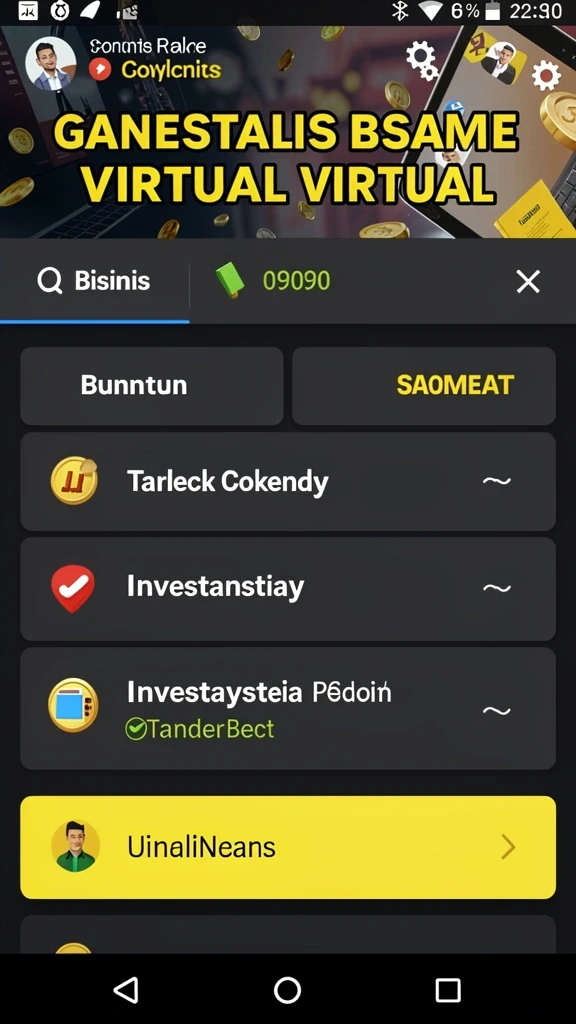 Menu opsi yang mudah dinavigasi dan intuitif.
