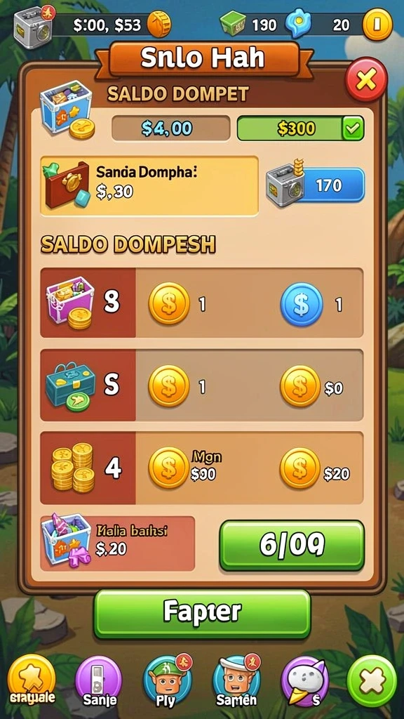 Momen seru dalam permainan multiplayer yang kompetitif.