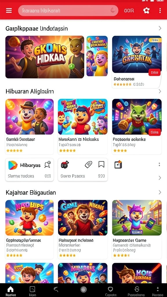 Tampilan antarmuka pengguna yang menarik dan intuitif.