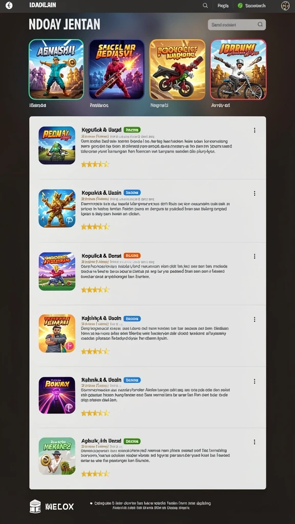 Level yang menantang dan seru untuk dimainkan.
