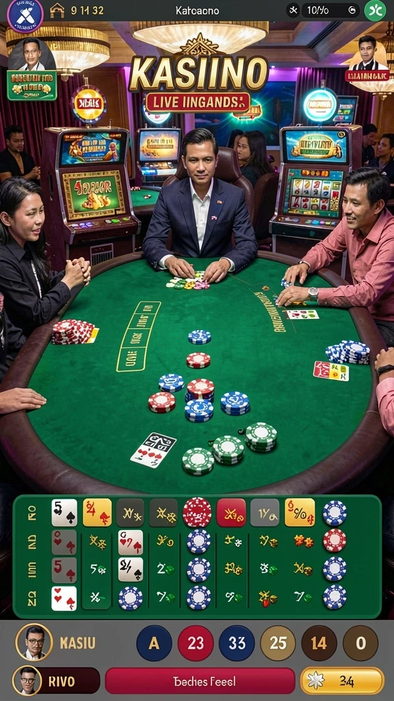 Tampilan awal permainan yang menarik dan dinamis.