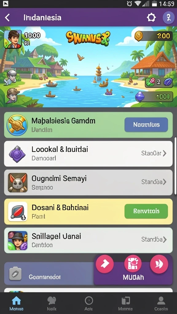 Grafis berkualitas tinggi dalam permainan slot.