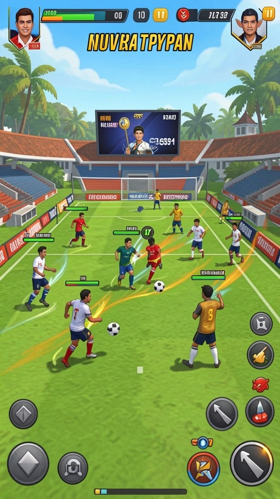 Tampilan grafis yang memukau di level satu.