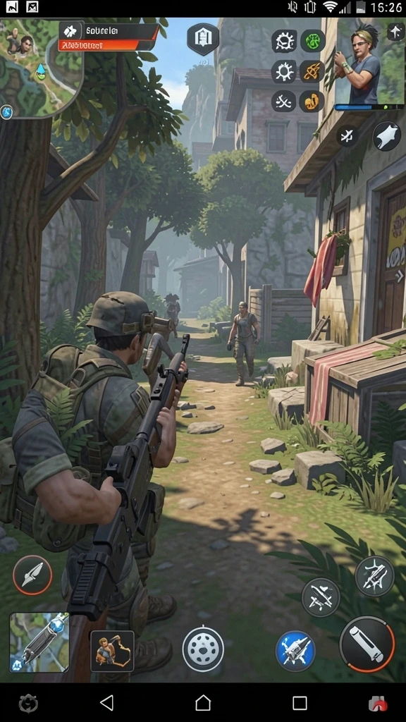 Momen seru saat multiplayer dengan teman-teman.
