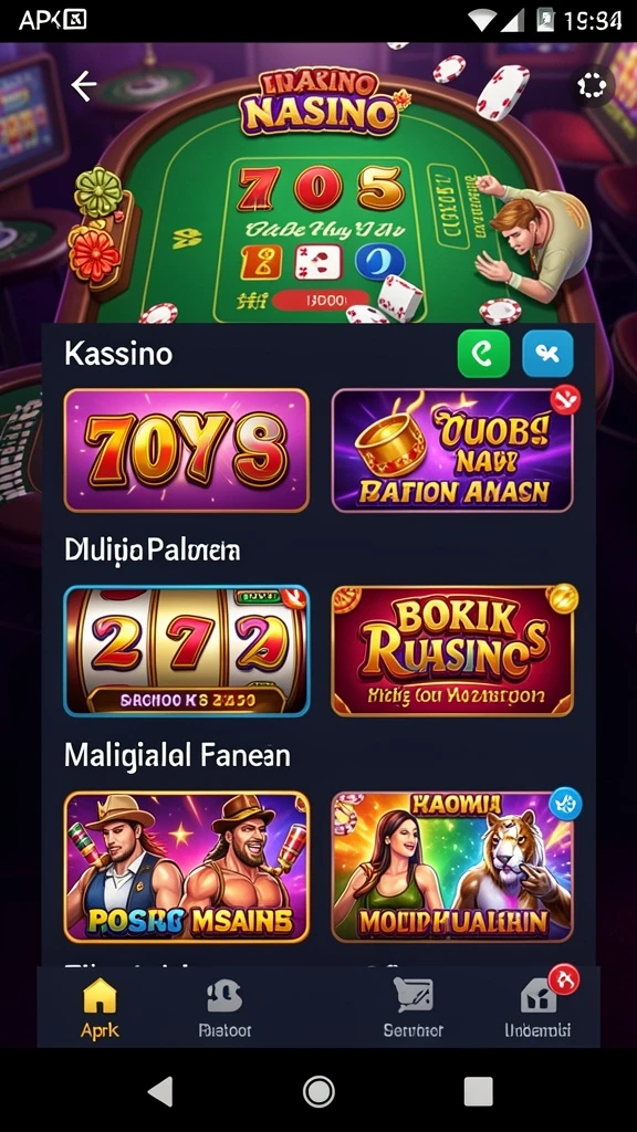 Tampilan beranda aplikasi yang menarik dan intuitif.