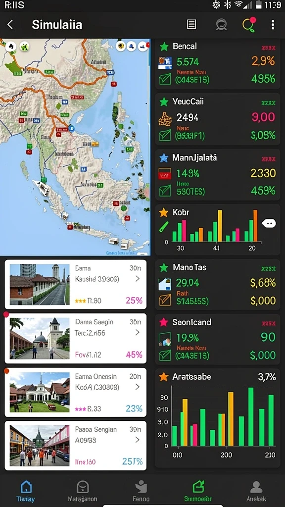 Karakter unik dengan berbagai kemampuan.
