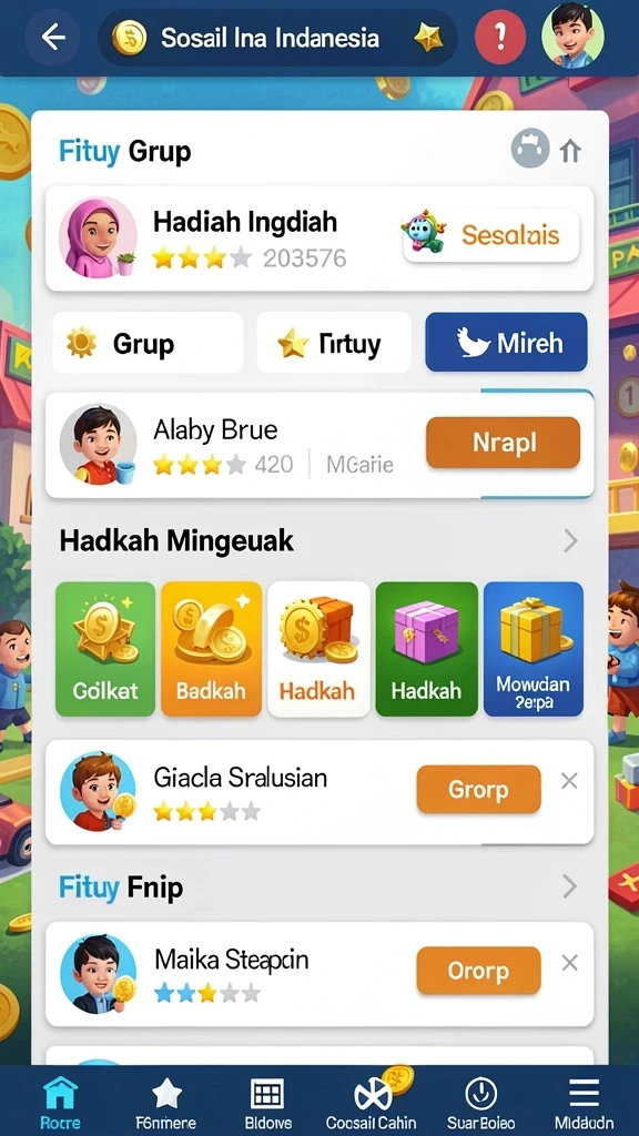 Tantangan seru dalam level terbaru.