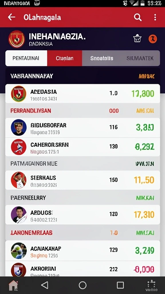 Gambaran fitur turnamen yang menarik dan kompetitif.