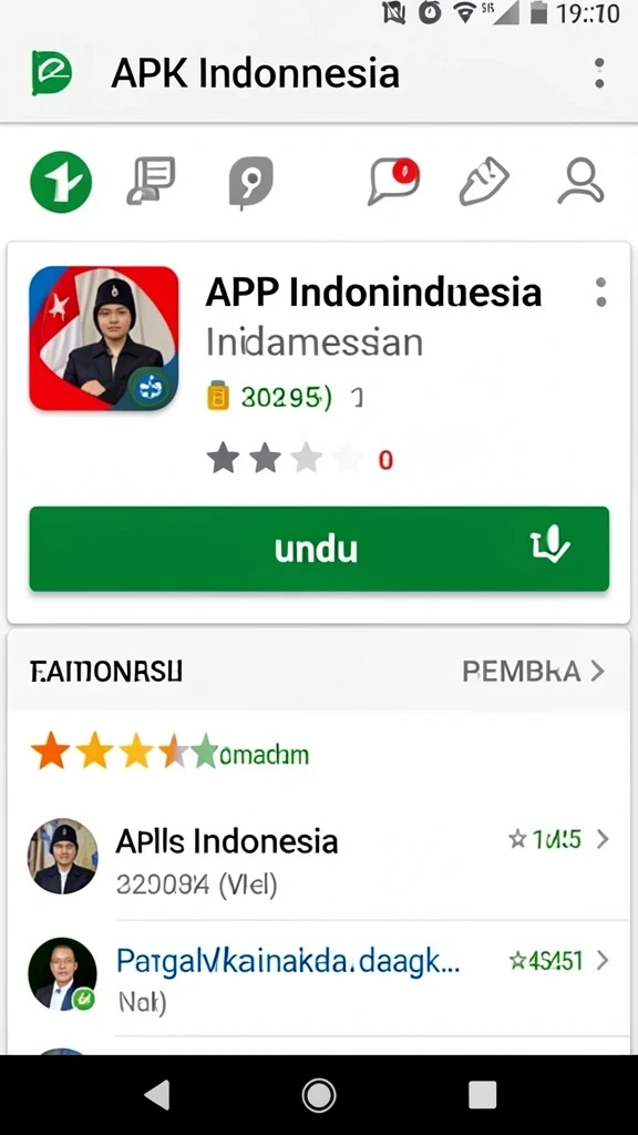 Tampilan antarmuka yang modern dan sederhana.