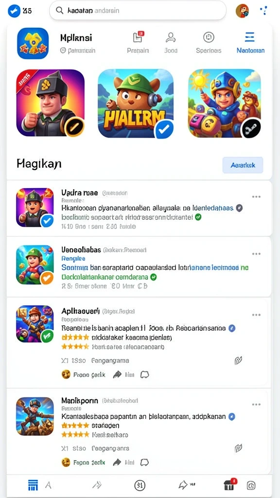 Berbagai karakter dengan kemampuan unik.