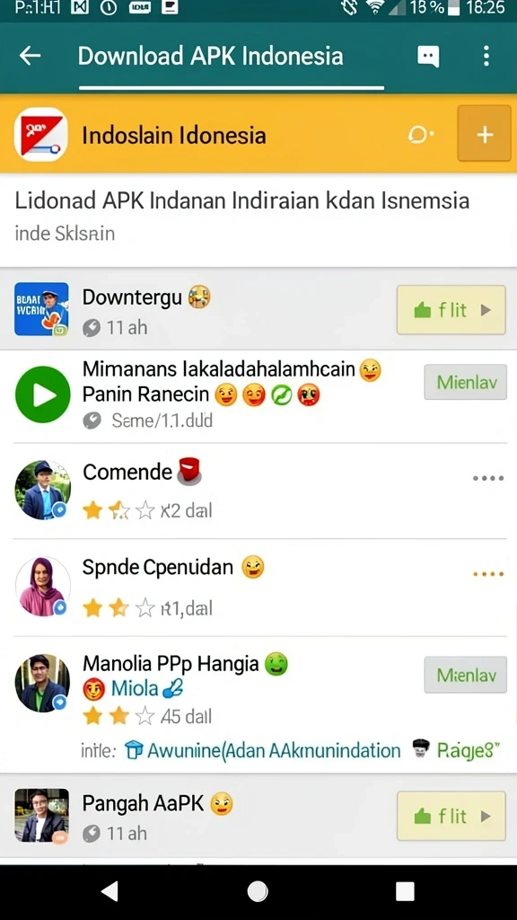 Berbagai permainan menarik siap untuk dimainkan.