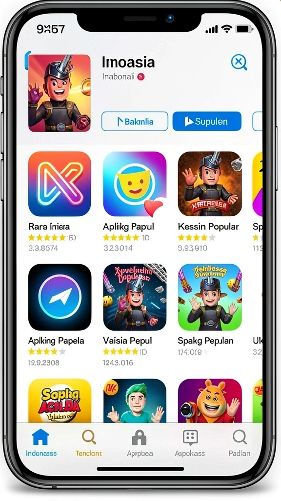 Karakter-karakter unik dengan desain yang menarik.