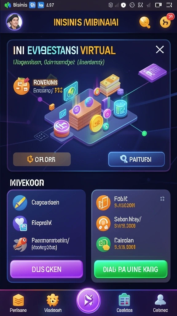 Karakter panda lucu dengan berbagai power-up.