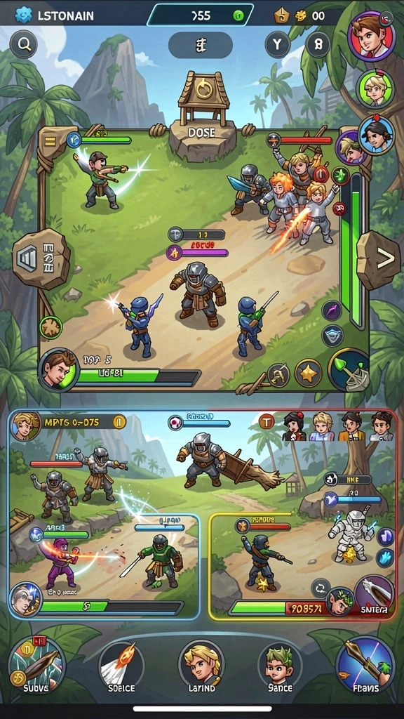 Screenshot menunjukkan karakter utama dalam aksi.