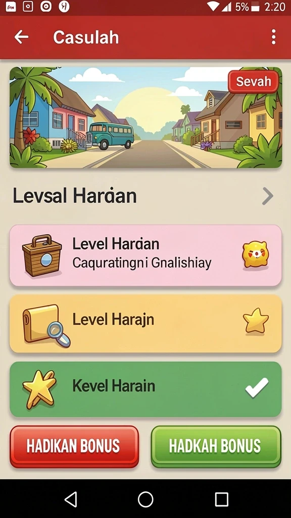 Screenshot menampilkan grafis permainan yang memukau.