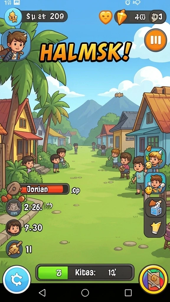 Tampilan mode multiplayer yang seru dan kompetitif.