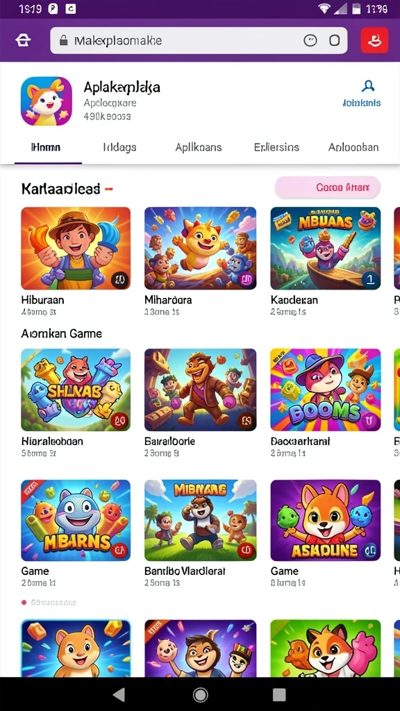 Tampilan permainan slot yang menarik dan interaktif.
