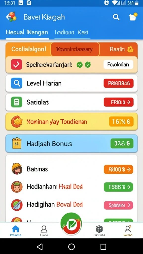 Karakter unik dengan kostumisasi yang menarik.