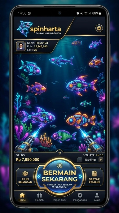 spinharta — layar beranda